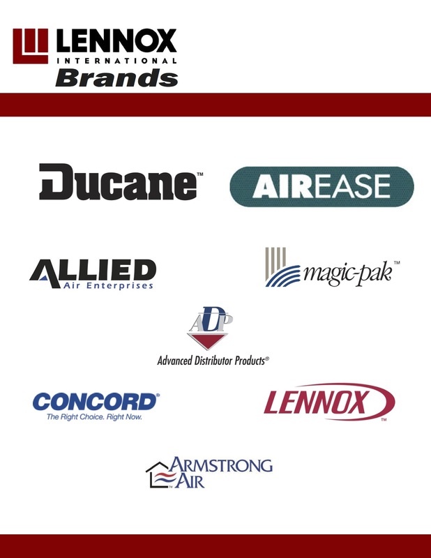 Lennox HVAC corporate brands